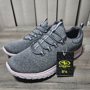 Athletic Works Comfort-Fit Gray Sneakers